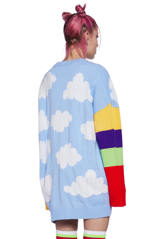 Happy Weather Oversized Cardigan