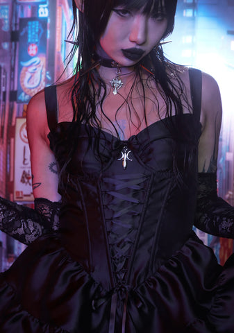 Love You More Mini Dress And Gloves Set