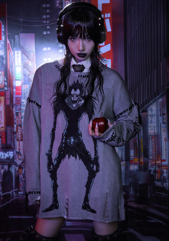 Demon Encounters Oversized Sweater