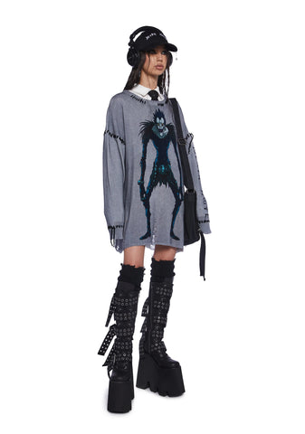 Demon Encounters Oversized Sweater