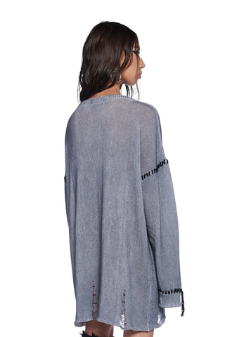 Demon Encounters Oversized Sweater