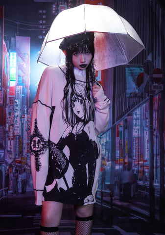 Perfect Pop Idol Oversized Sweater