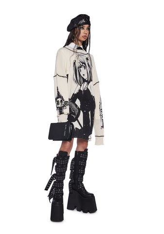 Perfect Pop Idol Oversized Sweater