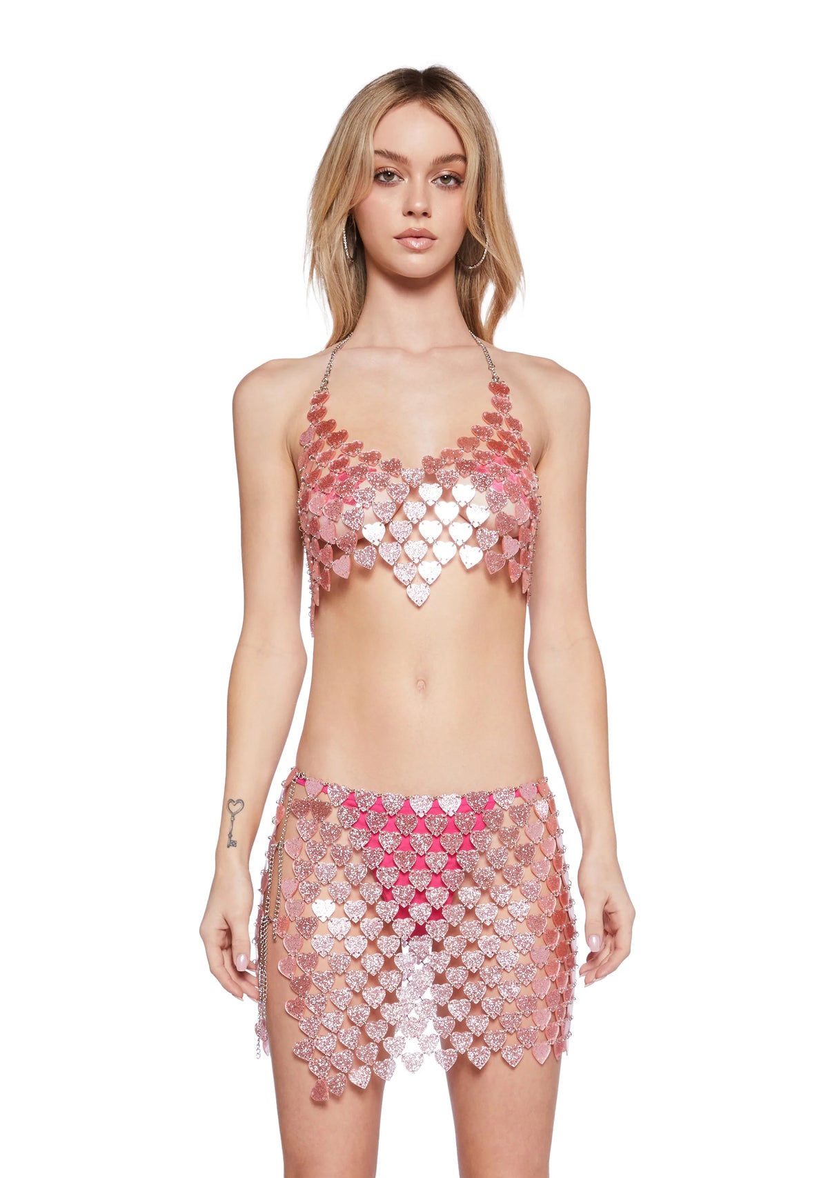 Smitten Image Chain Halter Top