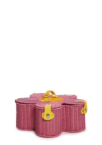 Daisy Petals Picnic Basket