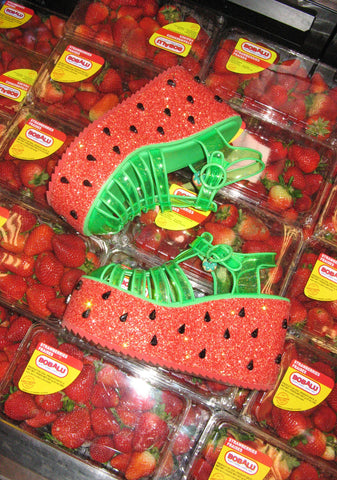 Ripe For Love Platform Sandals - Red