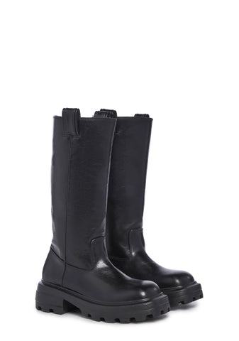 Never Late Knee High Boots