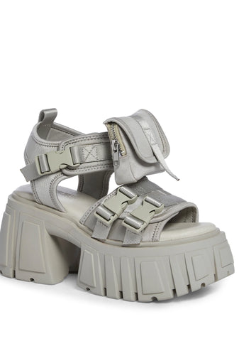 Utopia Platform Sandals - Gray