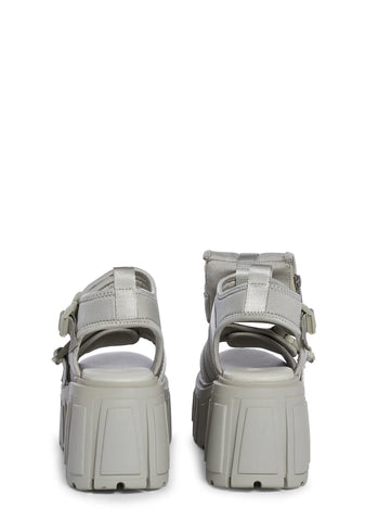 Utopia Platform Sandals - Gray