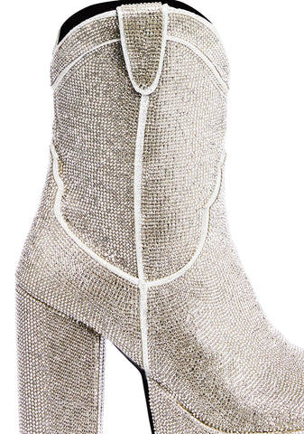 Western Treasures Platform Boots