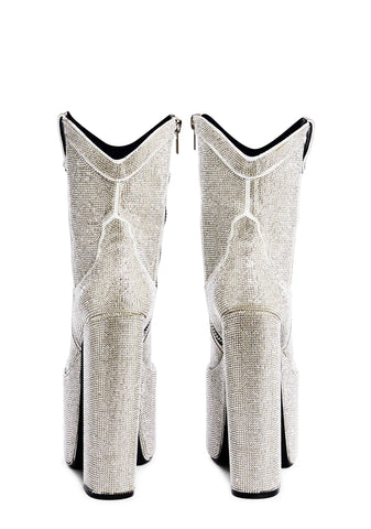 Western Treasures Platform Boots