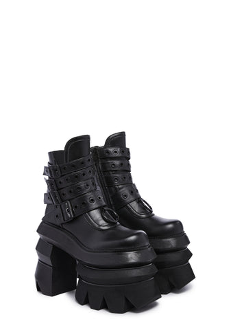 Never A Sellout Ankle Boots - Black