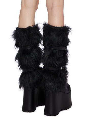 Rolling Along Leg Warmers - Black