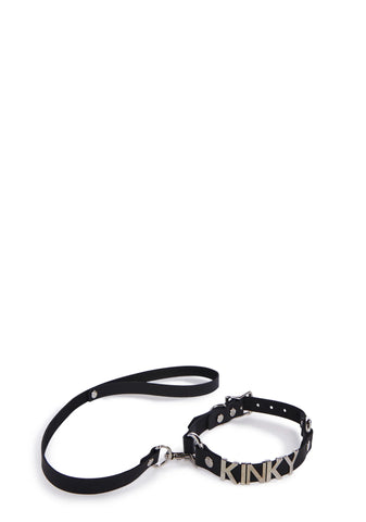 Kinky Choker And Leash