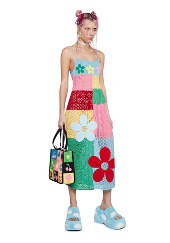 Daisy Dreams Crochet Maxi Dress