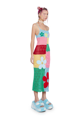 Daisy Dreams Crochet Maxi Dress
