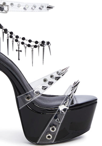Holy Revelation Platform Heels - Spiked