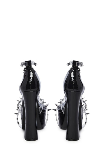 Holy Revelation Platform Heels - Spiked