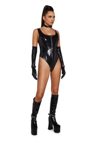 Hot Temptations Latex Bodysuit