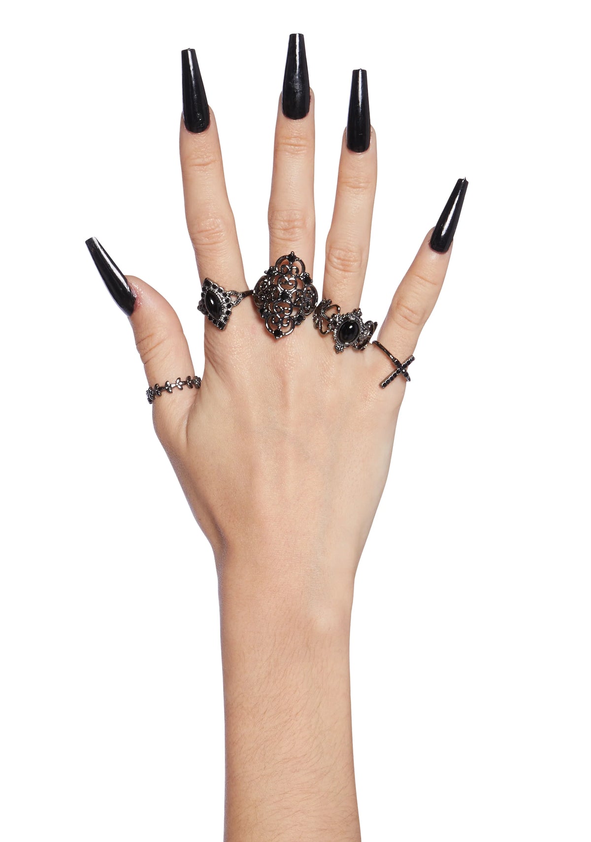 Queen Of Midnight Ring Set