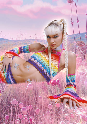 Optical Retrograde Top And Arm Warmers Set