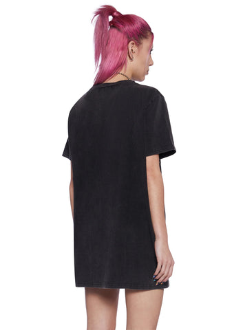 Crystal Girl Oversized Tee