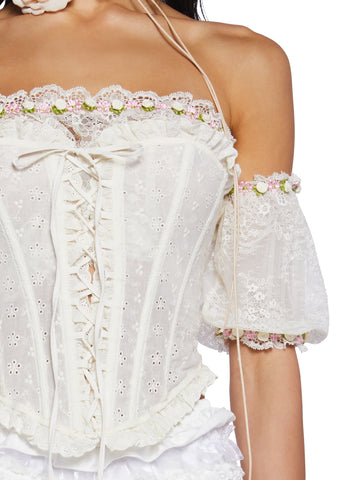 Breathtaking Blossom Corset Top