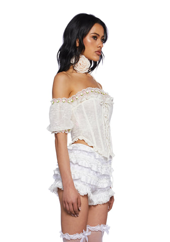 Breathtaking Blossom Corset Top