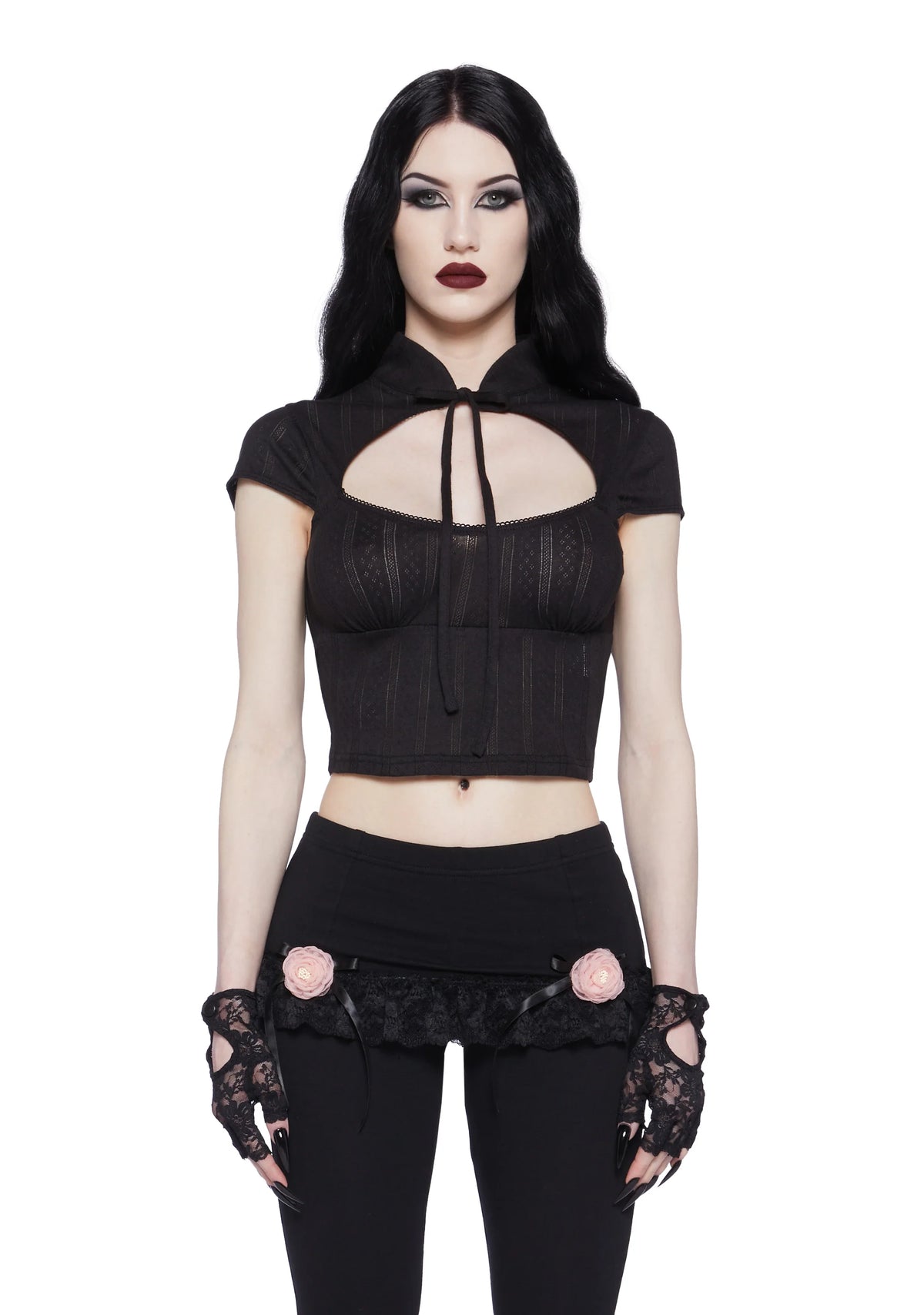 To The Grave Crop Top