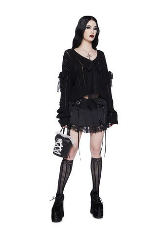 Kindled Romance Cropped Sweater