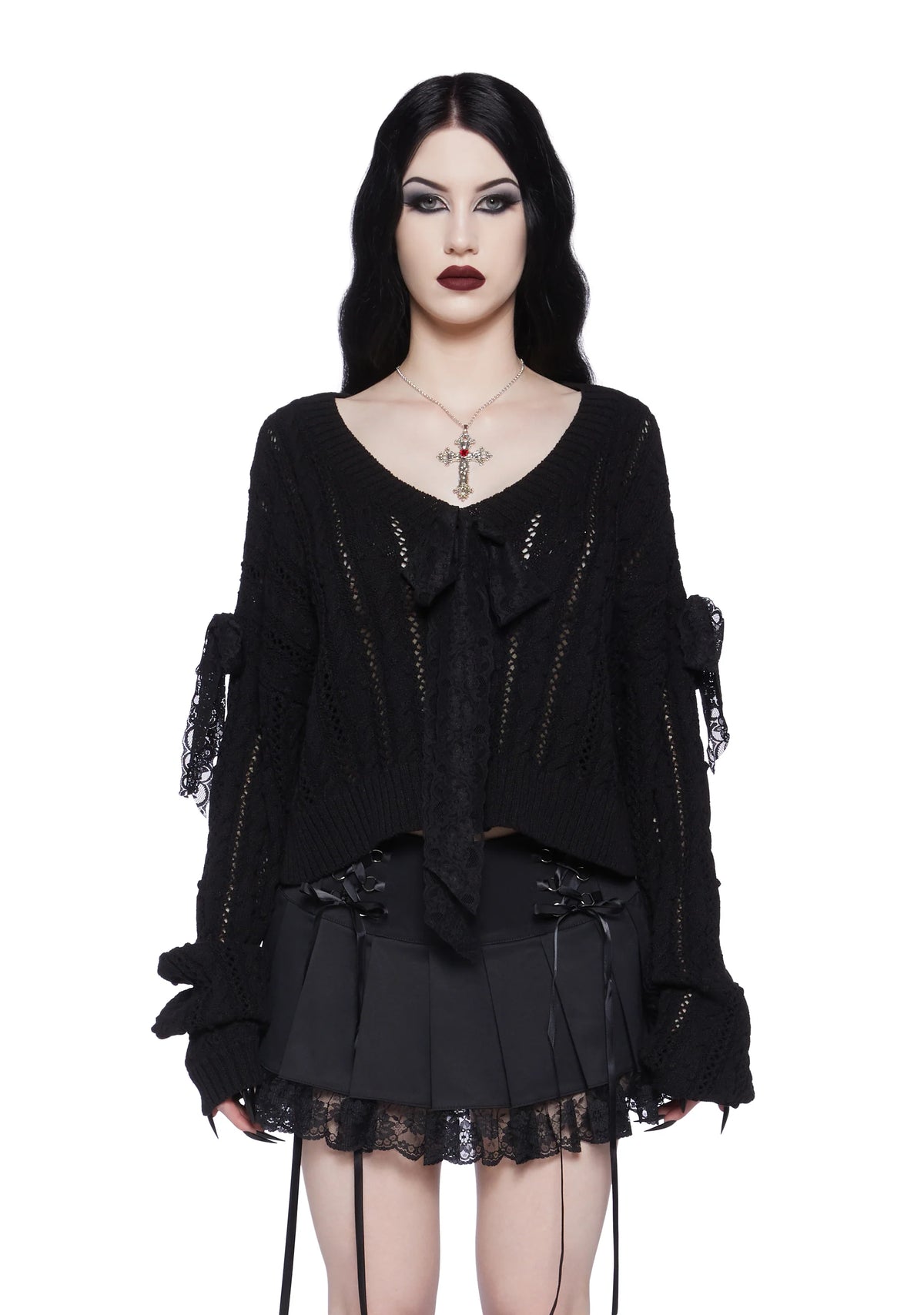 Kindled Romance Cropped Sweater