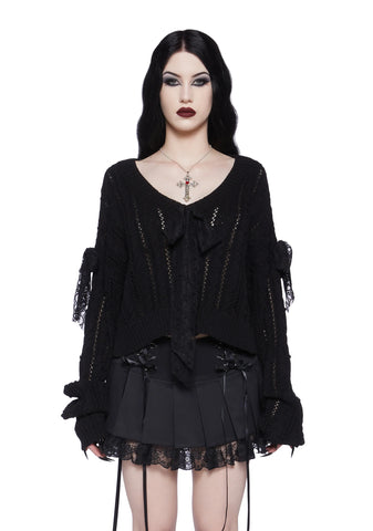 Kindled Romance Cropped Sweater