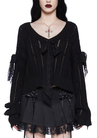 Kindled Romance Cropped Sweater