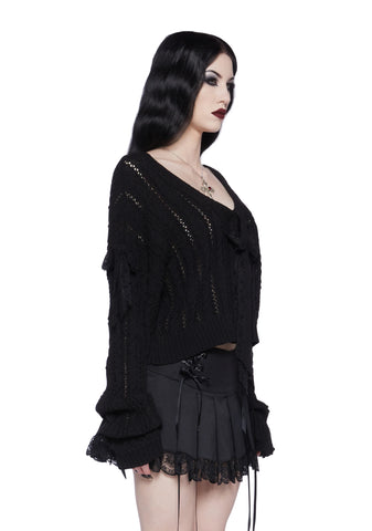 Kindled Romance Cropped Sweater