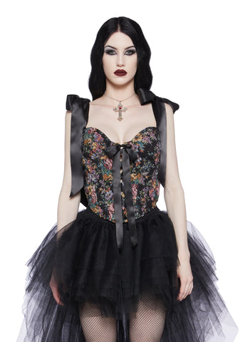 Moonlit Garden Corset Top