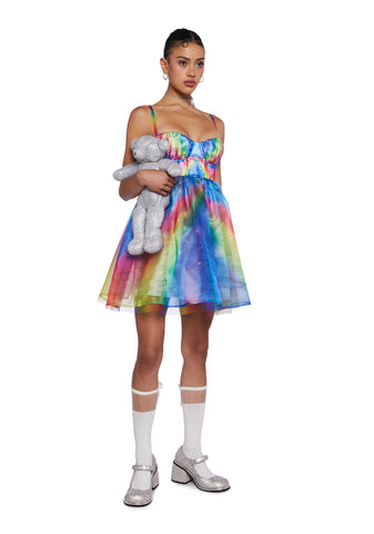 Serenity Rainbow Mini Dress