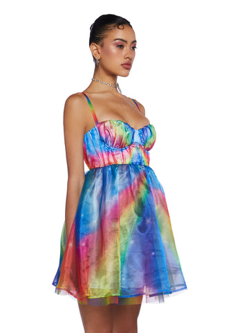 Serenity Rainbow Mini Dress