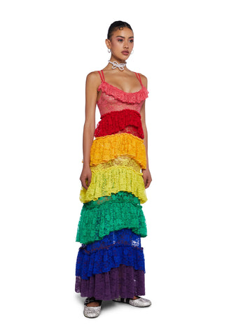 Life Is A Flower Maxi Dress