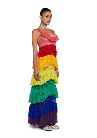 Life Is A Flower Maxi Dress