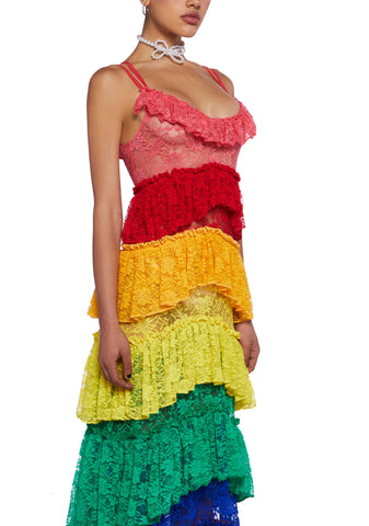 Life Is A Flower Maxi Dress