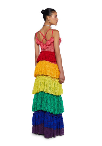 Life Is A Flower Maxi Dress