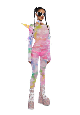 Rainbow Dreams Mesh Catsuit