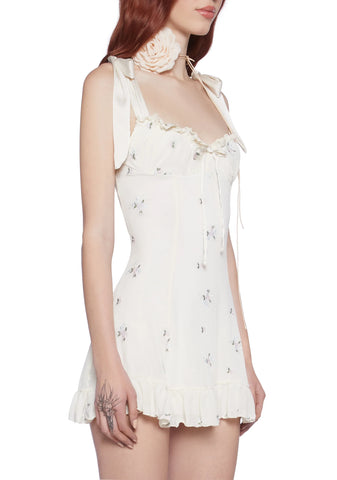 Wildflower Fables Mini Dress - Ivory