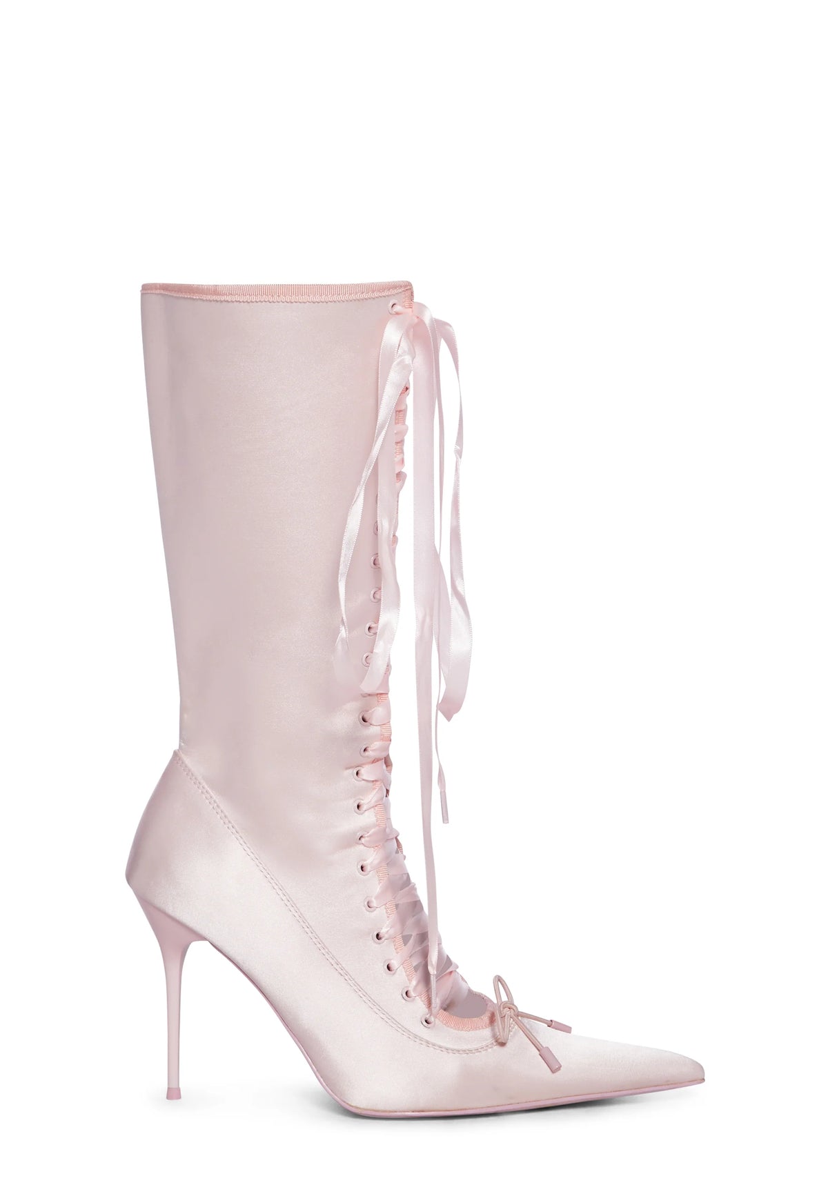 Scandalous Seduction Heeled Boots - Pink
