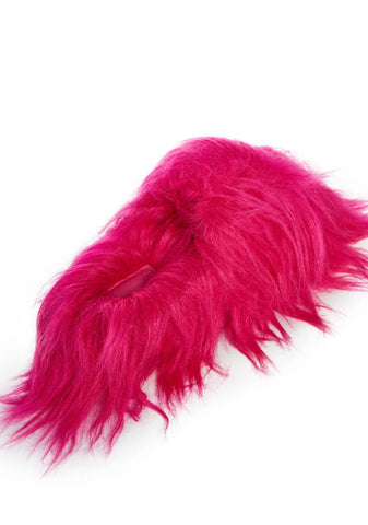 Case Of The Grumpies Fuzzy Slides - Pink