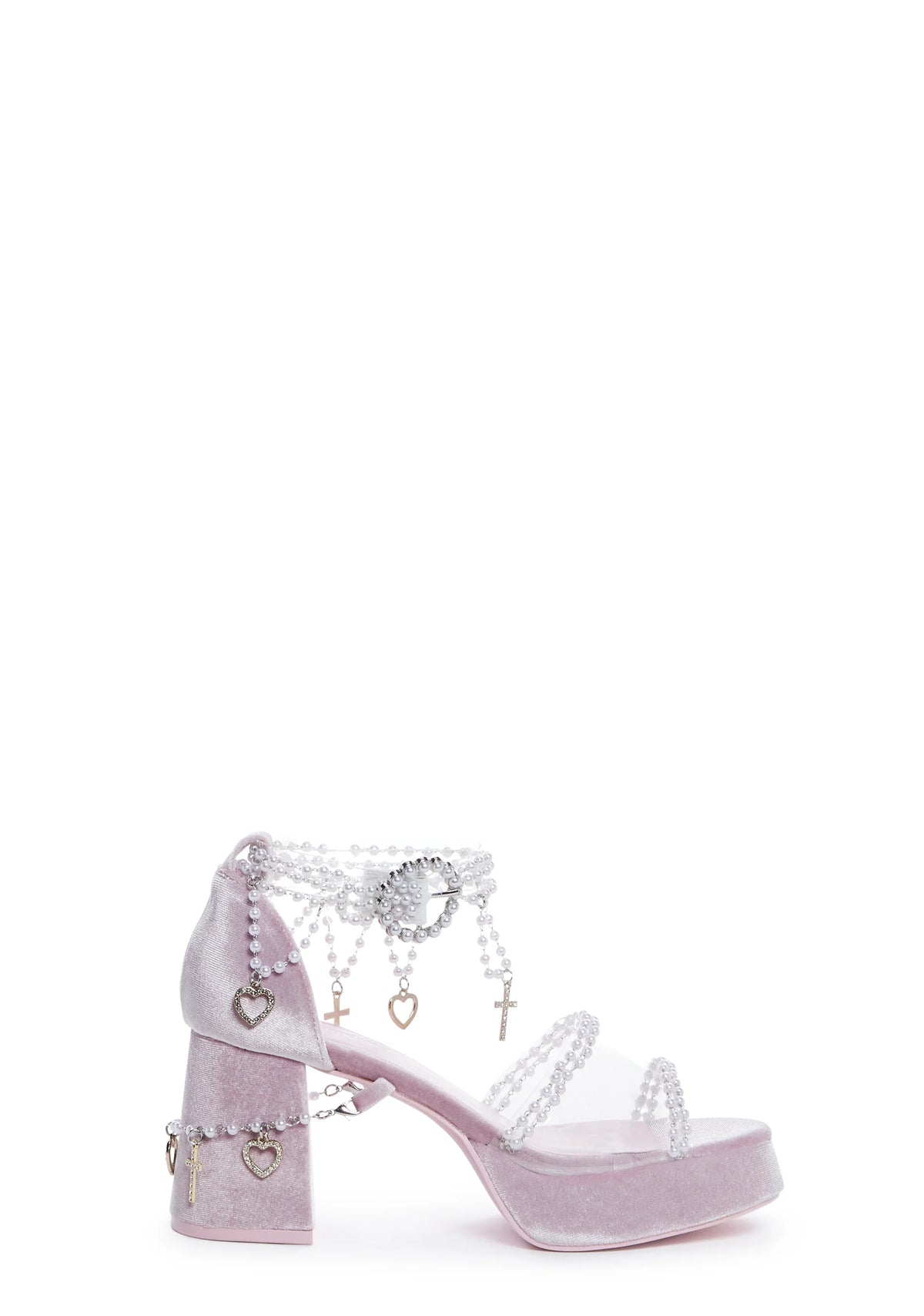 Holy Revelation Platform Sandals - Pink