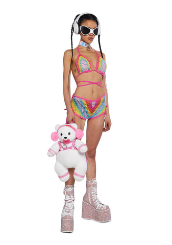 Shoot Your Stars Crochet Shorts