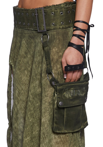 Switch Asymmetrical Midi Skirt