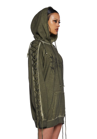 Switch Unisex Lace-Up Hoodie