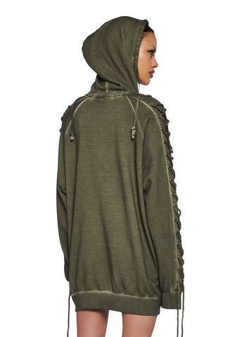 Switch Unisex Lace-Up Hoodie